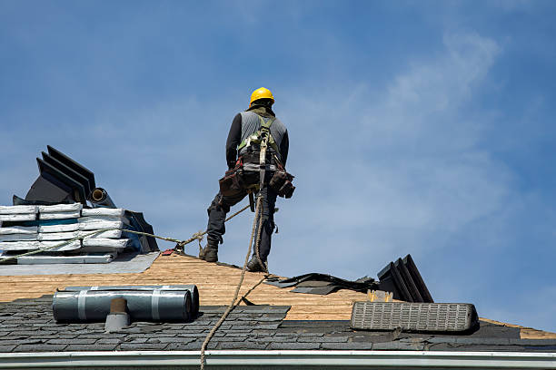 Professional Roofing technician working in Woodland, WA